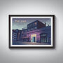 The End Nightclub London Travel Poster Art Print, thumbnail 1 of 8