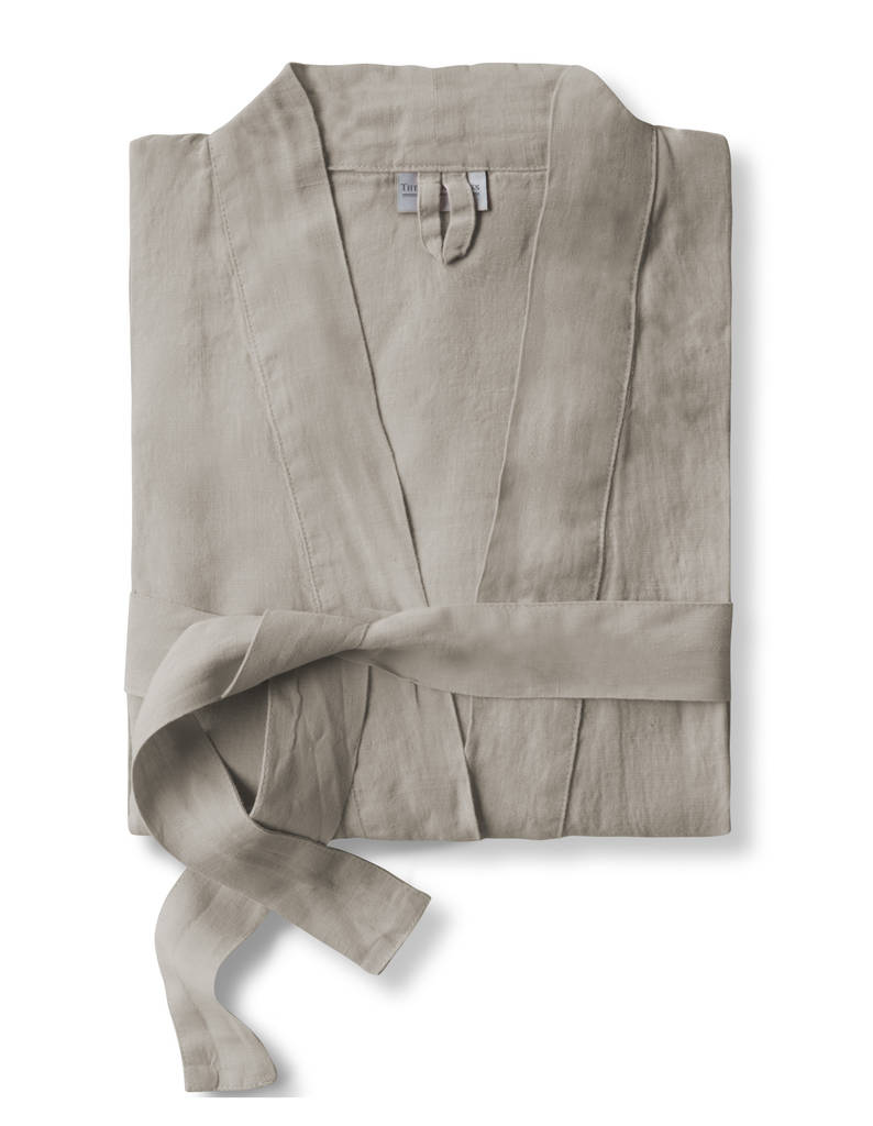 linen bathrobe by the linen works