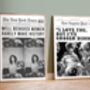 B And W Well Behaved Women Quote Retro Kitchen Art, thumbnail 3 of 3