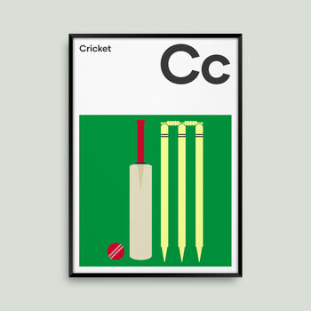 Cricket Posters And Prints, Graphic Wall Art, 2 of 5