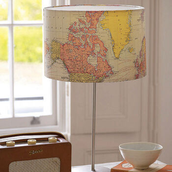 World Map Lampshade, 2 of 2