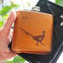 Pheasant Hip Flask With Gift Box, thumbnail 1 of 12