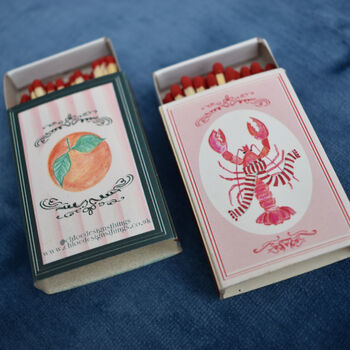 Lobster And Orange Mini Matches, 6 of 7