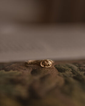 Solid 9ct Gold Sleeping Rabbit Ring, 5 of 10