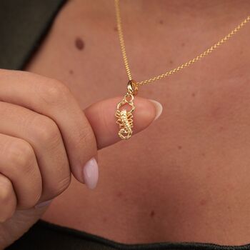 Scorpion Charm Necklace, Sterling Silver Or Gold Plated, 5 of 11