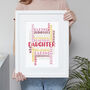 Personalised Typography Word Art Print 'Use Any Words', thumbnail 3 of 8