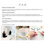 Silk Flower Wedding Hair Vine, thumbnail 6 of 8