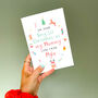 Personalised Baby 1st Christmas As Mummy Card, thumbnail 1 of 3