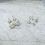 Friendship Knot Sterling Silver Small Earrings, thumbnail 2 of 7