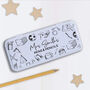 Personalised Teachers Metal Pencil Case Tin, thumbnail 1 of 2
