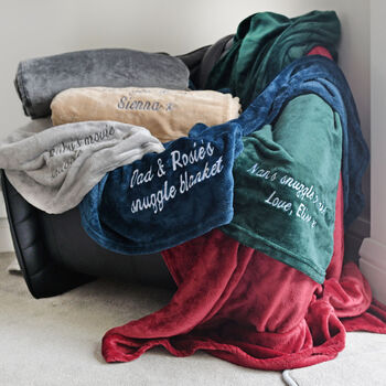 Personalised Soft Snuggle Blanket, 2 of 12