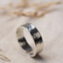 Men's Coordinates Sterling Silver Adjustable Ring, thumbnail 4 of 6