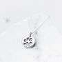 Personalised Tiny Hand Foot And Paw Print Pendant, thumbnail 3 of 8