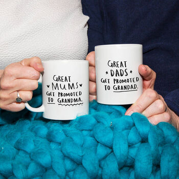 Promoted To Grandad And Grandma Coaster Set, 7 of 12