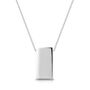 Personalised Sterling Silver Oblong Necklace, thumbnail 1 of 5