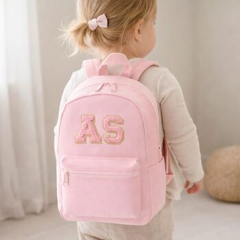 Personalised Small Toddler Childrens Patch Backpack, 2 of 5