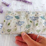 Blue Parsley Lavender Eye Pillow, thumbnail 3 of 4