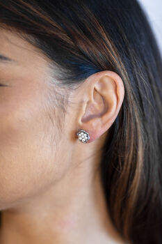 Sterling Silver Freshwater Pearl Stud Earrings, 3 of 12