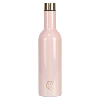 Candy Floss Shimmer Insulated Wine Bottle, 3 of 4