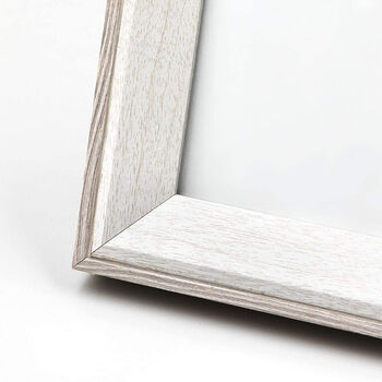 White And Grey Natural Oak Wood Photo Frame, 6 of 7