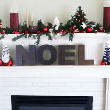 Noel Christmas Mantle Fireplace Wall Decoration Sign, 5 of 6