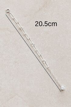 Sterling Silver Chain Link Bracelet, 5 of 7