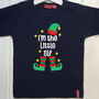 Personalised Kids Elf Christmas T Shirt, thumbnail 4 of 8