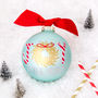 Gift Boxed Large 'Joy To The World' Bauble, thumbnail 1 of 3