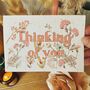 Grows Into Wildflowers Thinking Of You Card, thumbnail 1 of 2