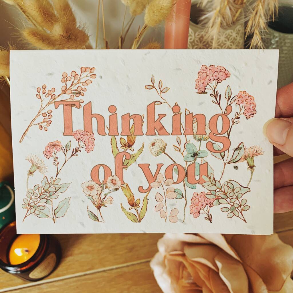 Grows Into Wildflowers Thinking Of You Card, 1 of 2