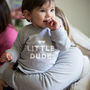 Little Dude Baby Sweatshirt, thumbnail 5 of 6