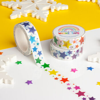 Colourful Stars Washi Tape, 2 of 3