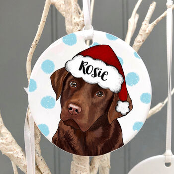 Christmas Personalised Dog Decoration, 8 of 12