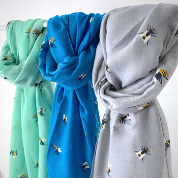Bee Print Scarf, 4 of 10