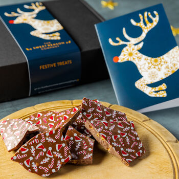 'Reindeer' Christmas Treats And Games Hamper, 4 of 4