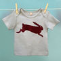 Matching T Shirts Tortoise And Hare Dad Son / Daughter, thumbnail 4 of 4