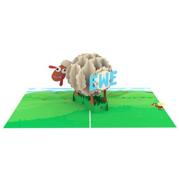 There's No One Quite Like Ewe 3D Pop Up Funny Card, 6 of 8