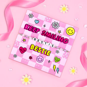 Bestie Beaded Friendship Bracelet, 2 of 6
