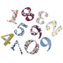 Liberty Print Applique Letters And Numbers Five Sizes, thumbnail 4 of 4