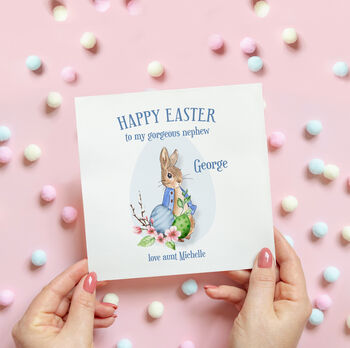 Peter Rabbit Niece Or Nephew Easter Card, 3 of 4