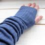 Cashmere Silk Wrist Warmers, thumbnail 2 of 7