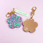 Pink And Blue, Confetti Glitter Keyring, thumbnail 1 of 10