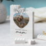 Personalised Heart Photo Block Keepsake With Daffodils, 'Very Special Mum' Mother's Day And Birthday Gift, thumbnail 7 of 12