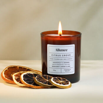 Gift Set Of Three Handmade Soy Wax Scented Candles, 7 of 12