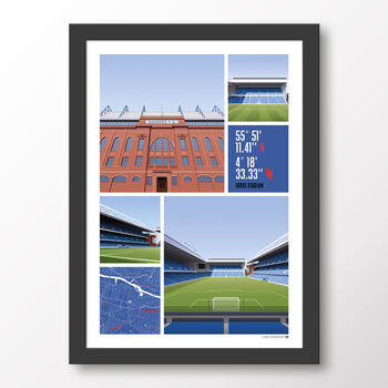 Rangers Views Of Ibrox Poster, 7 of 7