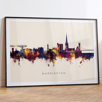Warrington Skyline Cityscape Art Print, 6 of 12