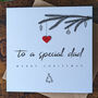 Personalised Christmas Card For Father, thumbnail 2 of 4