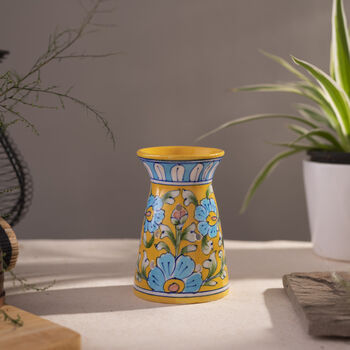 Yellow Floral Oil Burner For Scented Oils, 3 of 3