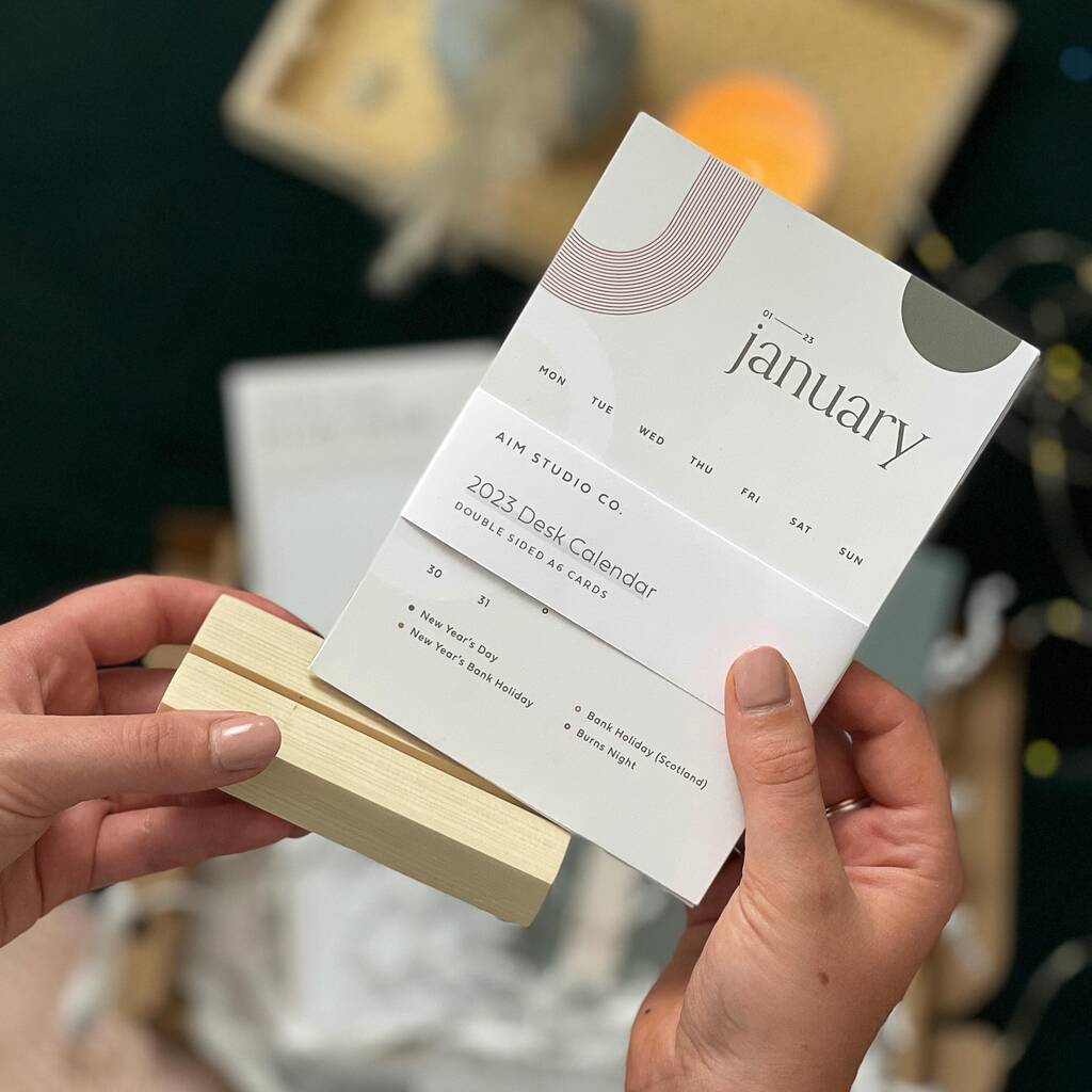 Personalised Stationery Christmas Gift Box Bundle By AIM Studio Co