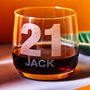 Personalised Birthday Spirit Glass, thumbnail 1 of 4